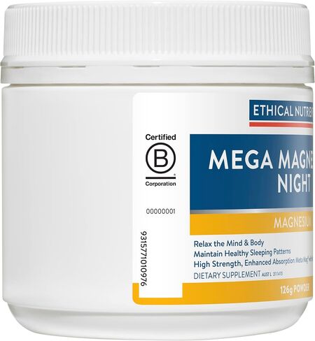 Ethical Nutrients Mega Magnesium Night 126g in Kuwait