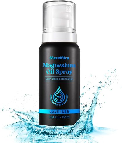 Magnesium Oil Spray for Body & Feet: Topical Magnesium Chloride with Natural Lavender Oil in Saudi Arabia