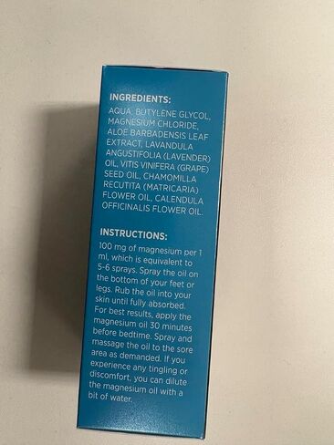 Magnesium Oil Spray for Body & Feet: Topical Magnesium Chloride with Natural Lavender Oil in Saudi Arabia