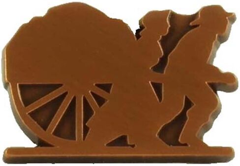 Johnson Brothers Handcart Pioneer Trek Copper Toned Pin in Kuwait
