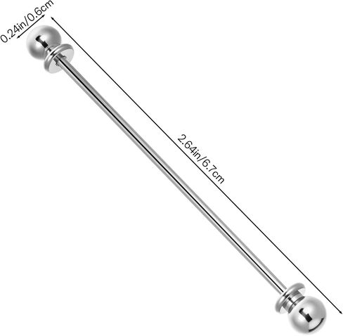 3 PCS Collar Pins for Men Zinc Alloy Shirt Collar Bar Tie Pin Set Collars Clips for Men Dress Shirts Tie Collars Bar Ball Clasp Lapel Stick Brooch for Wedding Business Silver Gold Black in Kuwait