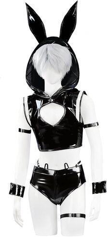 velombrance Bunny cosplay costume Men's sexy attire bunny lingerie men's exotic apparel sissy lingerie for men sexy outfit in Kuwait