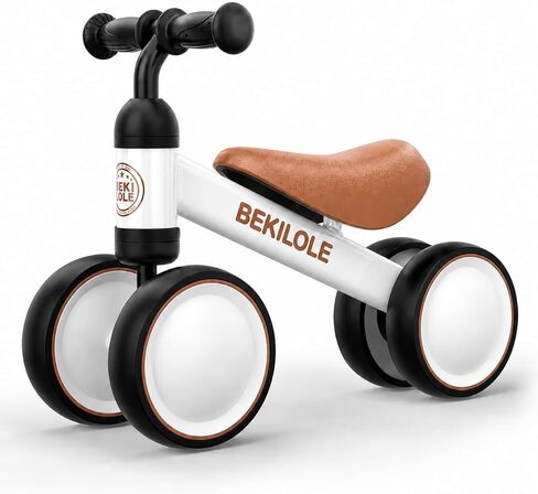 Bekilole Light Up Wheel Baby Balance Bike | 1 Year Old Girl Gifts & 1st Birthday Gift | Ride on Toys for One Year Old Girls, Toddler Walker, Princess Pink in Saudi Arabia
