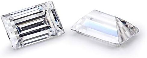 LOTUSMAPLE selected 0.15CT - 12CT moissanite loose stone rectangle baguette excellent cut color D clarity FL-VVS1 diamond certified each one bigger than or equal to 0.5CT with a GRA certificate in Saudi Arabia