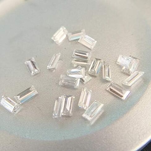 LOTUSMAPLE selected 0.15CT - 12CT moissanite loose stone rectangle baguette excellent cut color D clarity FL-VVS1 diamond certified each one bigger than or equal to 0.5CT with a GRA certificate in Saudi Arabia