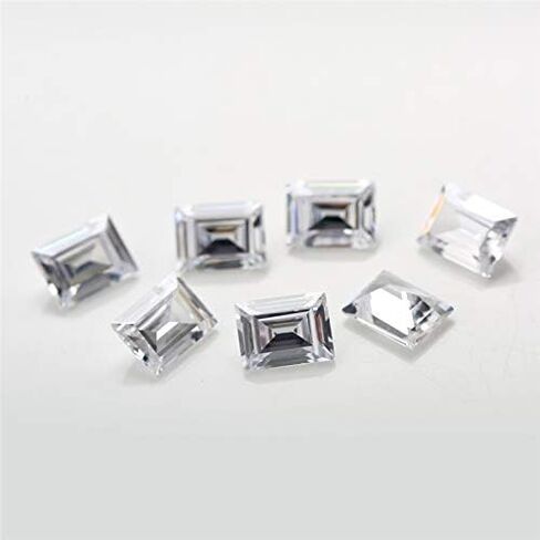 LOTUSMAPLE selected 0.15CT - 12CT moissanite loose stone rectangle baguette excellent cut color D clarity FL-VVS1 diamond certified each one bigger than or equal to 0.5CT with a GRA certificate in Saudi Arabia