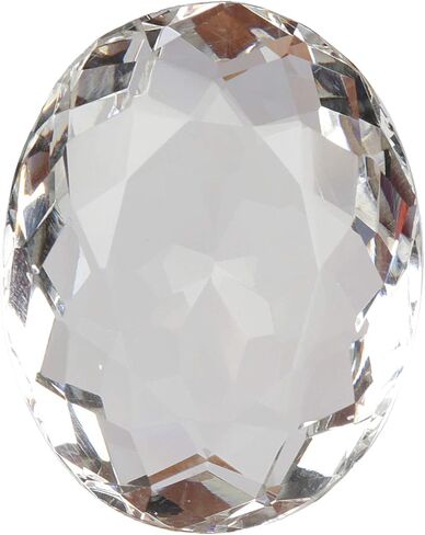 REAL-GEMS Loose Gemstones For Jewelry Making 77.00 Carats White Topaz Oval Shaped Crystals Pendants For Women And Mens in Kuwait