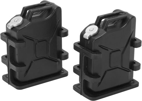 Alomejor Unique RC Car Car Fuel Compact Upgrade for 1/10 RC Crawler Exquisite Decoration for SCX10 Fans (Black) in Saudi Arabia