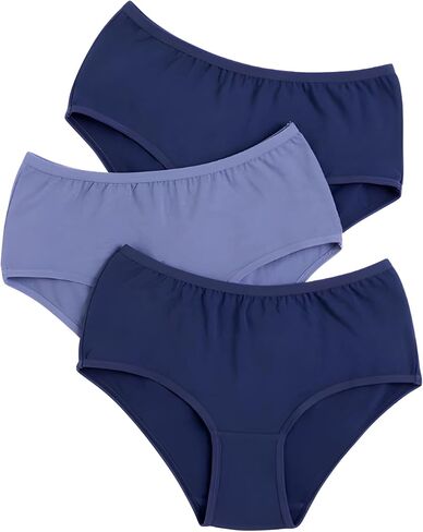 Gemsli Ultra Comfort Cotton Hipsters, Solid Color, 3 Pair Pack # 3105 in Saudi Arabia