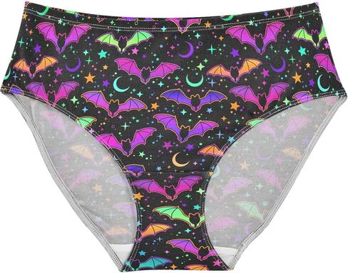 Women's Chic Floral Pattern Girls Underwear Soft Breathable High Waist Brief Stretchy Bikini Panties in Saudi Arabia