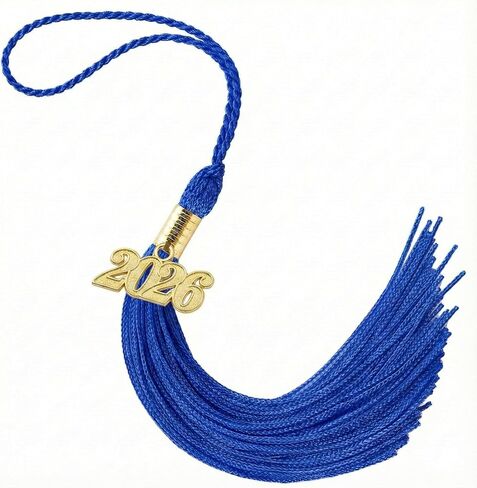 2026 Tassel Graduation, 2026 Graduations Cap White Tassels with 2026 Gold Charms for Stole Grad Cap Hat Graduate Accessories Ceremonies Memorial Regalia Decorations in Saudi Arabia