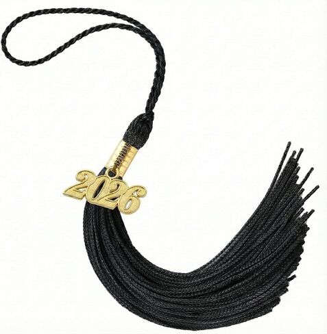 2026 Tassel Graduation, 2026 Graduations Cap White Tassels with 2026 Gold Charms for Stole Grad Cap Hat Graduate Accessories Ceremonies Memorial Regalia Decorations in Saudi Arabia