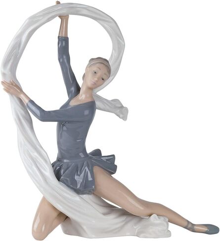 NAO Dancer with Veil. Porcelain Ballerina Figure. in Saudi Arabia