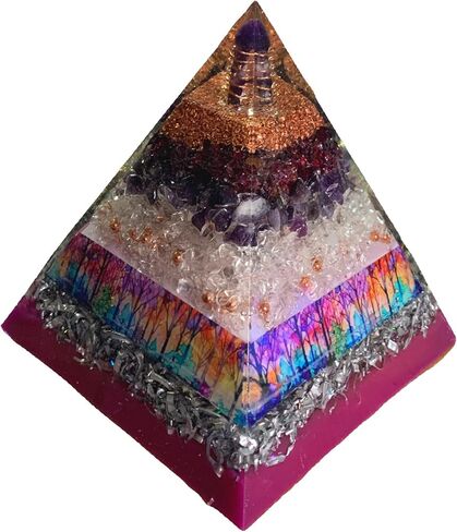 هرم Sanctuary Orgone Energy Harmonizer - يبلغ طوله 15.24 سم تقريبًا in Kuwait