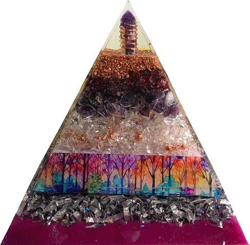 هرم Sanctuary Orgone Energy Harmonizer - يبلغ طوله 15.24 سم تقريبًا in Kuwait
