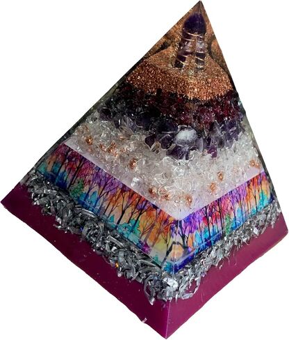 هرم Sanctuary Orgone Energy Harmonizer - يبلغ طوله 15.24 سم تقريبًا in Kuwait
