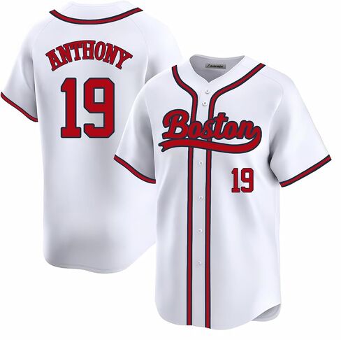 Custom Mens/Women/Youth Boston Baseball Stitched T-Shirt for Sports Fan in Saudi Arabia