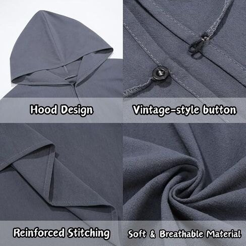 Medieval Hooded Cloak for Adults, Vintage Renaissance Cape with Belt Hobbit Costume LARP Renaissance Fair Halloween in Kuwait
