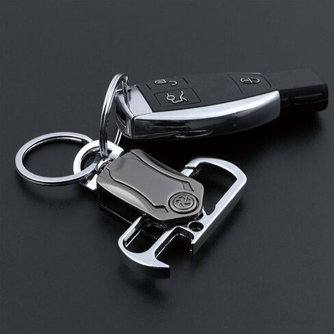 Multi-Function Keychain for Men - Dual Key Ring Organizer with Bottle Opener, Phone Stand & Fidget Spinner，Llaveros para Hombres Car Key Chain. in Saudi Arabia