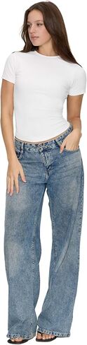 Womens Short Sleeve T Shirts - Summer Tops Slim Fit Y2k Basic Tee for Workout in Saudi Arabia