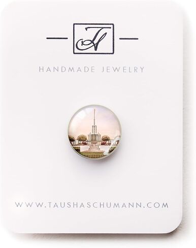 Atlanta, Georgia LDS Temple Pin - Latter-day Saint Religious Gift - Minimalist Tie Tack Jewelry in Kuwait