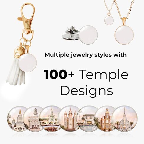 Atlanta, Georgia LDS Temple Pin - Latter-day Saint Religious Gift - Minimalist Tie Tack Jewelry in Kuwait