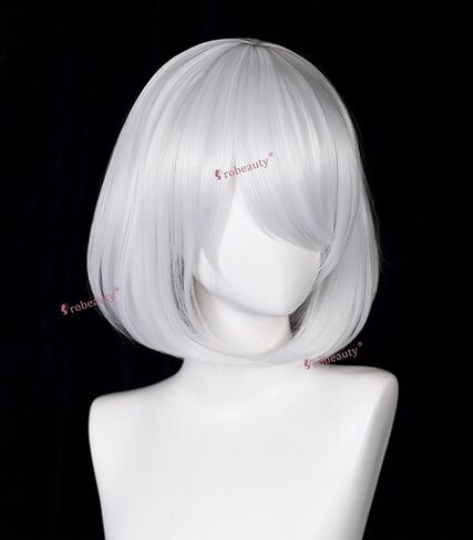 Probeauty Black Mixed Blue Wig with Choker Anime Cosplay Wig with Bangs for Halloween Costume Party in Saudi Arabia