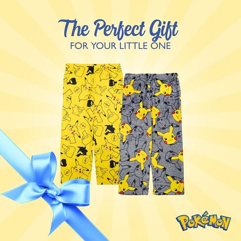Pokémon Boys' 2-pack Pajama Pant, Soft & Comfortable for Kids in Kuwait