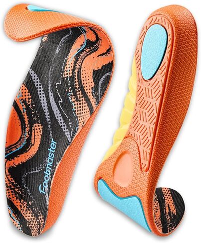 Footmaster Plantar Fasciitis Pain Relief Insoles,All-Day Comfort Orthotic Shoe Inserts with Arch Support,Shock Absorbing for Heel Pain and Flat Feet in Kuwait