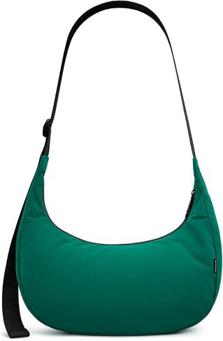 Iioscre Medium Nylon Crossbody Crescent Bag for Women Men, 2 Zippers Crossbody Hobo Bag with Adjustable Strap & Inner Pockets in Saudi Arabia