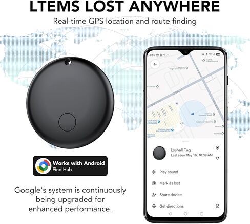 Android Air Tracker, Bluetooth Tracker Tags, Work with Google's Find Hub(Android), Smart Tags for Luggage, Wallet, Vehicles, Keys (Not for iOS) 4 Pack in Saudi Arabia