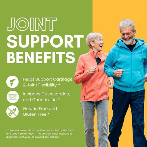Zaytun Halal Joint Support with Turmeric + Glucosamine, Promotes Joint Health, Flexibility and Supports Mobility, 1 Month Supply, No Gluten, No Gelatin, Made in USA - Halal Vitamins in Saudi Arabia