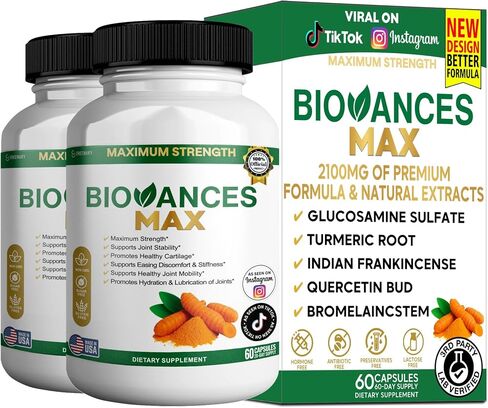 Biovances Max Joint Support Supplement, Glucosamine (1) in Saudi Arabia