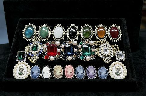 Mystery Jewelry Jar for Women, 40-45 Piece Gothic Jewelry Box Includes Necklaces, Earrings, Rings, Bracelets, Brooches, Unique Birthday Gifts for Women in Kuwait