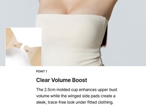 Boom UP Bra 2.0 Strapless Adhesive Bra for Women–Silicone Full Cover Invisible Backless Sticky Bra in Saudi Arabia