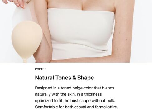 Boom UP Bra 2.0 Strapless Adhesive Bra for Women–Silicone Full Cover Invisible Backless Sticky Bra in Saudi Arabia