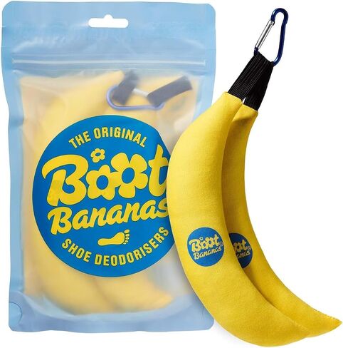 Boot Bananas Original Shoe Deodorizer | Long-Lasting, Reusable Sports Shoe Deodorizer Odor Neutralizer & Air Purifier | Eco-Conscious | Lasts 6 to 12 Months | 1 Pair in Saudi Arabia