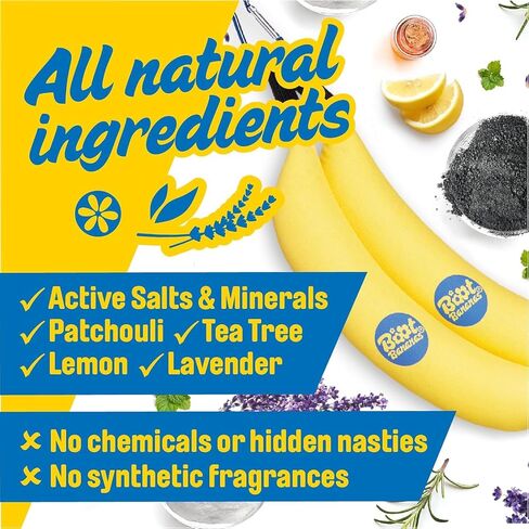 Boot Bananas Original Shoe Deodorizer | Long-Lasting, Reusable Sports Shoe Deodorizer Odor Neutralizer & Air Purifier | Eco-Conscious | Lasts 6 to 12 Months | 1 Pair in Saudi Arabia