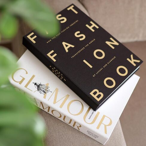Decorative Books for Home Decor – Black & Ivory Linen Faux Books for Decoration: Aesthetic Fake Book Shelf, Living Room, Mantle, Entryway & Coffee Table Decor – Stack Faux Book Storage Box, Set of 2 in Saudi Arabia