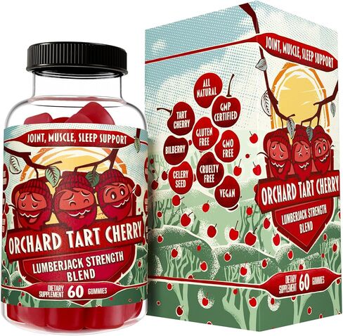 Tart Cherry Gummies Grown in USA in Saudi Arabia