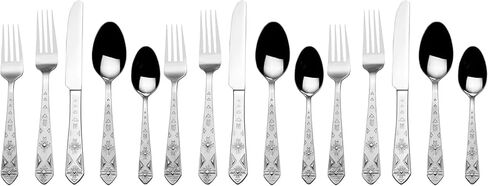 Towle Everyday Pueblo 20-Piece Stainless Steel Flatware Set, Service for 4 in Saudi Arabia