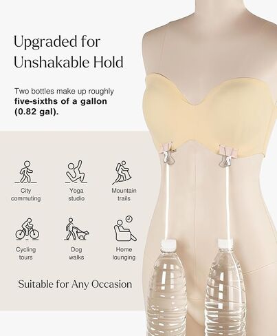 Popilush Strapless Bras for Women Push Up Bralettes Minimizer Unlined Underwire Bandeau T-Shirt Bras - 2 Pack Bright Ube + Black, 36C in Kuwait