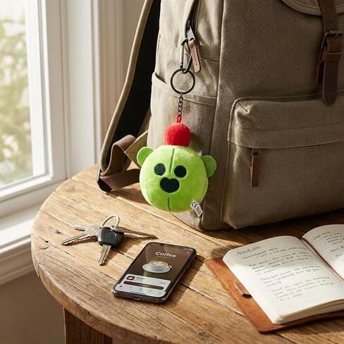 Spike Plush Keychain, Soft Stuffed Cactus Character Pendant, Cute Backpack Bag Charm, Collectible Gift for Game Fans, 4 Inch in Saudi Arabia
