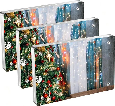 Acrylic Magnetic Photo Frame, 3x5 Inch Double-sided Magnetic Photo Frame, Tabletop Frameless Postcard Display (3-Pack) in Saudi Arabia