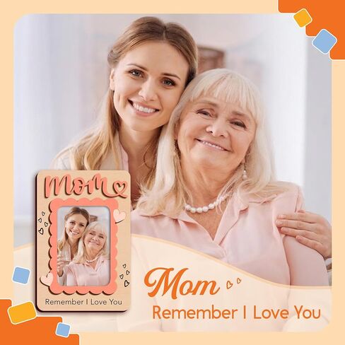 NewEleven Birthday Gifts for Mom - Mommy Magnet Picture Frame Gift, Mom Birthday Gifts From Daughter, Son, Kids - Meaningful Gift for Mother, Moms, Mommy, Step Moms, Mother In Law - Magnet Photo Frame in Saudi Arabia