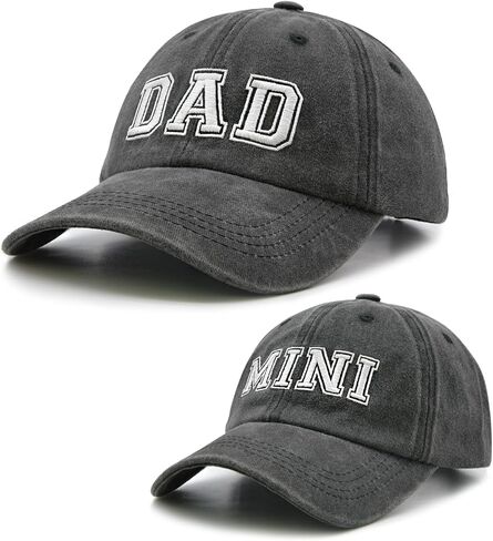 Dad Mini Baseball Cap, Adjustable Embroidered Cotton Papa Son Daughter Matching Family Hats in Saudi Arabia