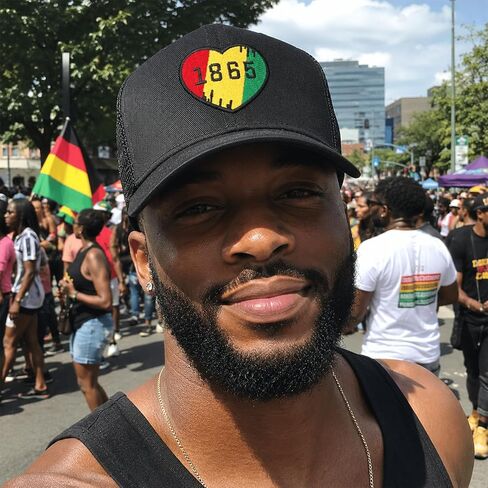 Juneteenth Black History Month Embroidered Baseball Cap, African American Pride Gift Adjustable Hat for Men Women in Kuwait