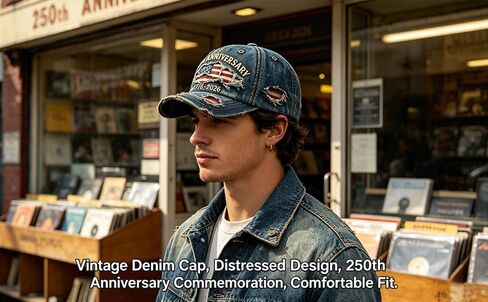 oo&ylyuelang 250th Anniversary Hat,250 Year American Anniversary Baseball Cap Adjustable Patriotic Hats,Unisex Style in Kuwait
