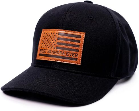 68LDROOTER Best Grandpa Ever Hat, Funny Grandpa Hat Fathers Day Birthday Gifts for Dada Papa from Grandaughter Son Black Cap in Saudi Arabia