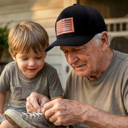 68LDROOTER Best Grandpa Ever Hat, Funny Grandpa Hat Fathers Day Birthday Gifts for Dada Papa from Grandaughter Son Black Cap in Saudi Arabia